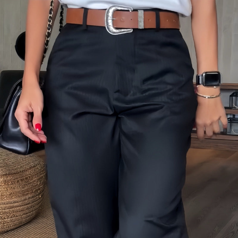 Harper | Pinstripe Trousers