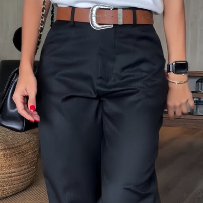 Harper | Pinstripe Trousers