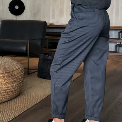 Harper | Pinstripe Trousers